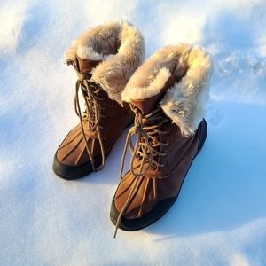 Brown Cozy Winter Boots